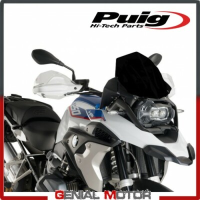 RACING WINDSHIELD PUIG BLACK 6487N BMW R 1250 1250 GS ADVENTURE 2019 / ...