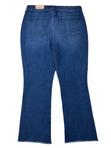 NYDJ Jeans Women's Size 14 High-Rise Slim Desire Bootcut with Fray Hems NEW NWT - Picture 2 of 24