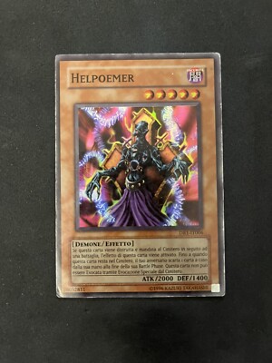 YU GI OH HELPOEMER KARTE SUPER RARE DR1-IT006 PGD VINTAGE SAMMLUNG OLD YUGIOH