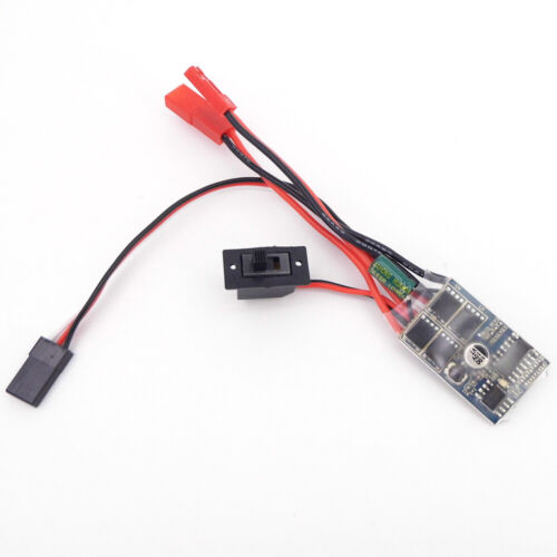 180 280 Brush Motor ESC 10A 2S 2-Ways Speed Controller fr RC Toy Car Boat Marine - Picture 2 of 6
