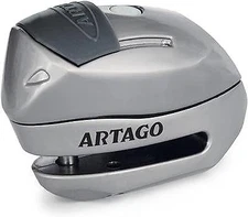 Artago Bike Scooter Quad Motorcycle Security 24S Disc Lock with Alarm 6mm Pin