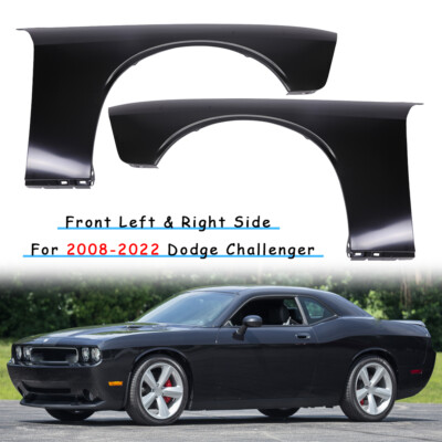 Set of 2 Fender For 08-22 Dodge Challenger Front Left + Right Side Primed Steel