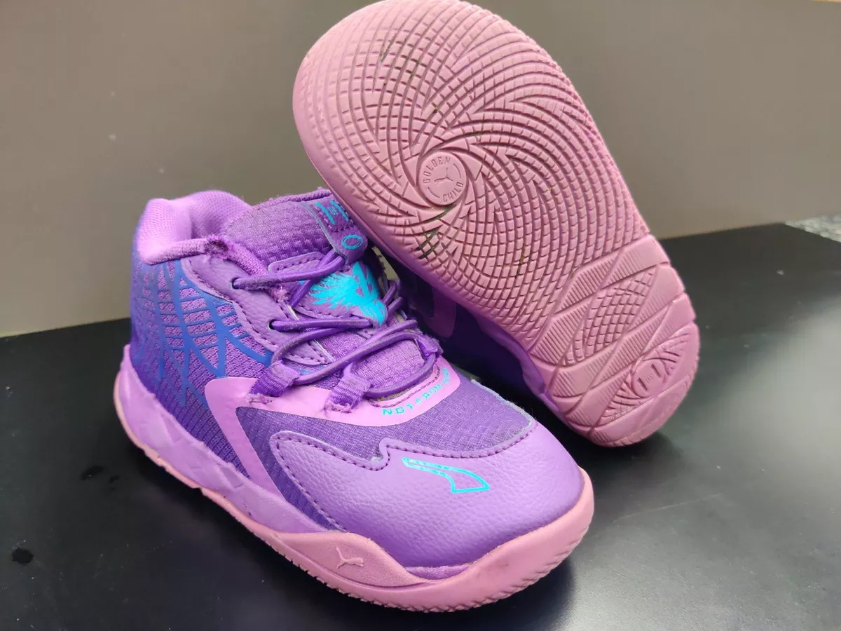 Puma MB.01 LaMelo Ball shoes Purple Queen City kids 10c toddler 385117 10 melo 1