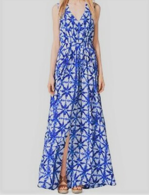 chinese dress ladies Gracy Navy Crepe Formal Maxi Dress - US 2