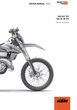 KTM Service Workshop Shop Repair Manual Book 2021 150 EXC TPI EU