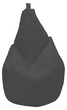 POLTRONA SACCO POUF PUF POUFF PUFF IN TESSUTO ANTIMACCHIA GRIGIO