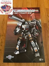 NEW BOX Mega tron TFC STC-02 Tyrant Dominator TRANSFORMER mode convertion USA