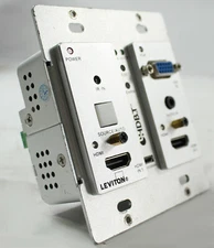 LEVITON CONTROL SOUND MODULE HDMI VGA HDBT WALLPLATE 41920-HRC