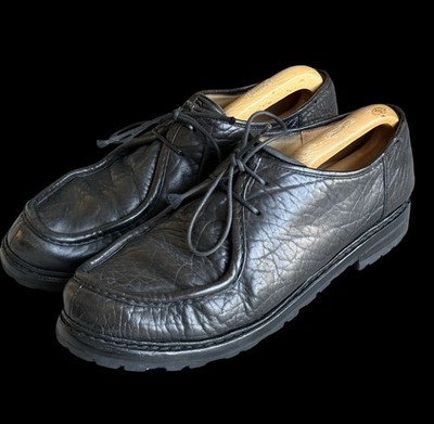 Herren Officine Creative X Kokos Kiesel genarbtes Leder Mokassins Schuhe UK10,5