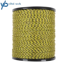 Upgraded Electric Fence Polywire 3366 Feet 1026 Meters, 6 Stainless Steel Strand