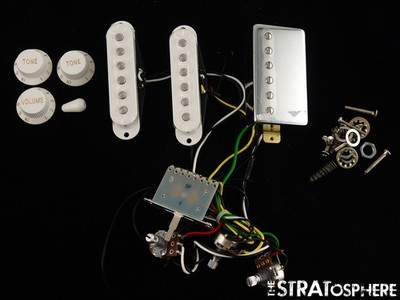 Fender FSR Squier Affinity Series Strat HSS PICKUPS POTS & KNOBS, Stratocaster