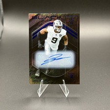 2025 Panini Black Tyree Wilson Sapphire Auto - /50 - Raiders