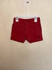 Polo Ralph Lauren Boy s 3 Years Red Shorts Elastic Waist Pockets Pony Logo