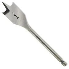 Ivy Classic Swift Bore 1 Inch X 6 Inch Wood Spade Drill Bit High Carbon Steel