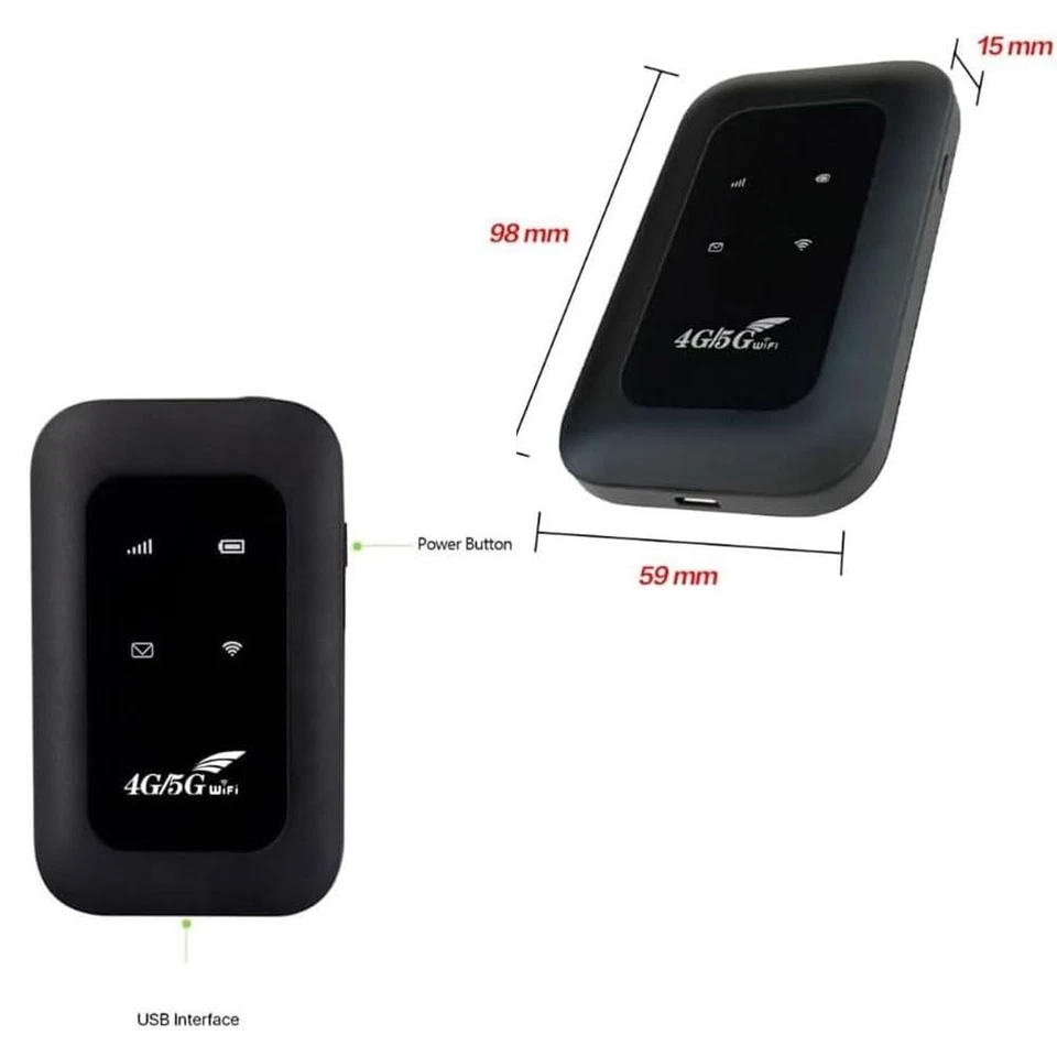 Smart Ai Travel Wifi Hotspot Portable Wireless Wifi Router Satellite Internet  - image 2 of 4