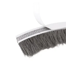 Brush Weather Stripping Adhesive Seal Strip Weatherstrip Door Sweep 39"x 0.9"