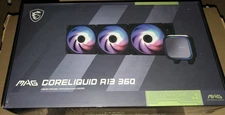 MSI MAG Coreliquid A13 360 Black - AIO ARGB Liquid Cooling - 360mm Radiator -NIB