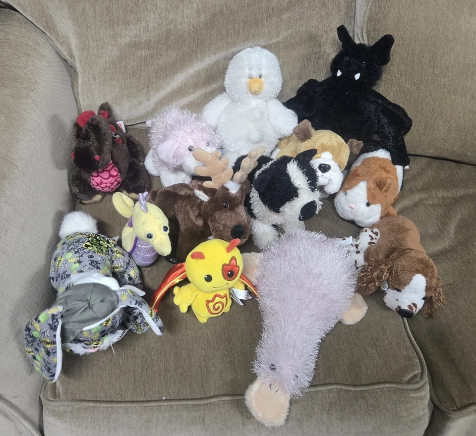 Ganz Webkinz Lil Kinz Bat Rockerz Bunny Pink Googles Dog Springer Spaniel Lot 13 - Image 4 of 4