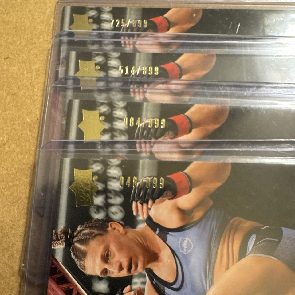 Kayla Harrison 2022 Upper Deck PFL Red RC Rookie Numbered # Free Shipping - Image 3 of 3