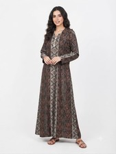 traditional dress embroidered with intricate traditional patterns.Oriental abaya