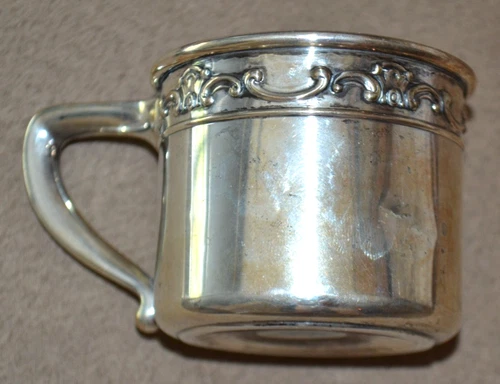 Vtg Gorham 1135 Strasbourg .925 Sterling, Engraved with Name & Date ~81g **Dent