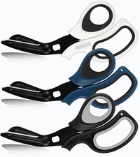 MEUUT 8 inches All Purpose Scissors Multipurpose Heavy Duty Black navy white