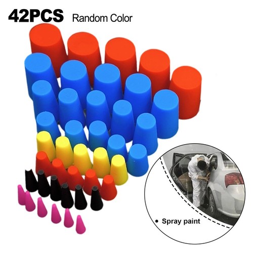 Bouchons En Silicone Coniques - Lot De 50, Résistants Haute Température - Pour Protection De Trous En Industrie, Laboratoire