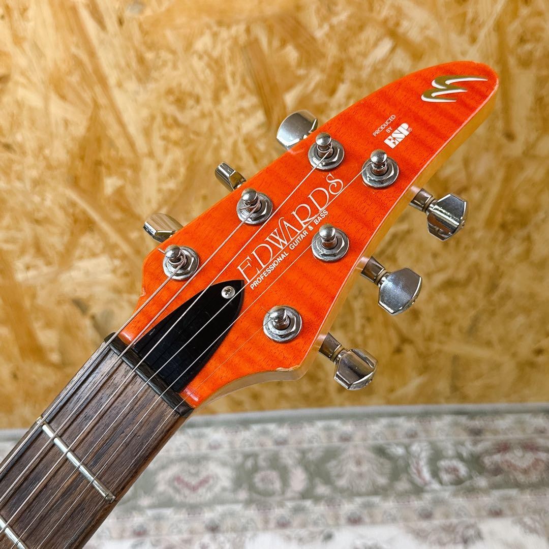 Edwards ESP Horizon Flame Top Old Logo Made in Japan Vintage