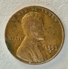 1953 D Lincoln Obverse Wheat Ears Reverse 1 Cent 8341