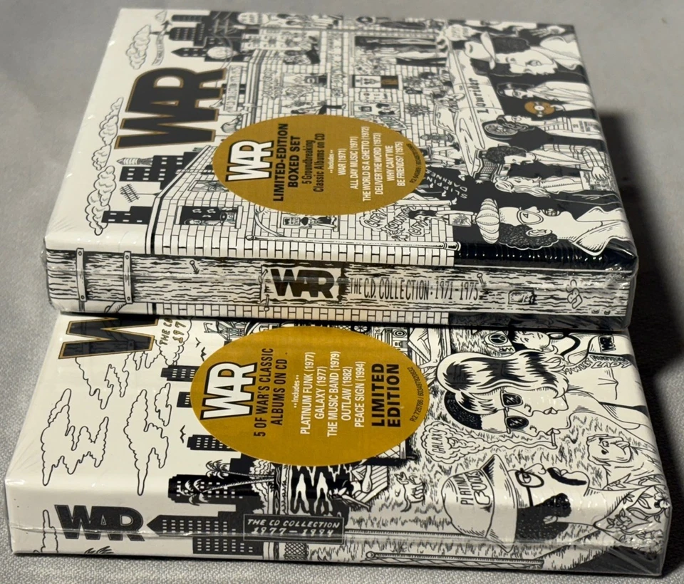CD WAR The CD Collection 1971-1994 (10 CDs on 2 BOX SETs, 2025) NEW MINT SEALED - Imagem 4 de 4