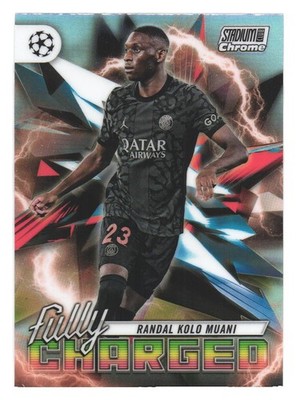 2023-24 Topps UCC Stadium Club Fully CHarged Paris PSG Randal Kolo Muani