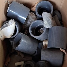 PVC Straight Coupling Corrosion Resistant 2 in Unfinished Set of 2 for Water