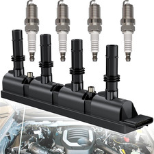 Confezione Bobina Accensione E 4 Candele Iridio Compatibile Con 1.4L Turbo Chevy Cruz