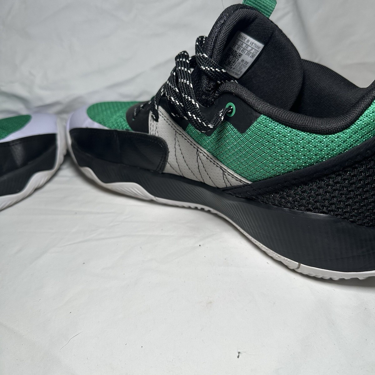 Size 11 - Adidas Dame Certified EXTPLY 2.0 Black Court Green for