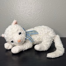 Ty Starlett The Beanie Buddies Collection Vtg 2002 White Cat Kitten Plush Animal