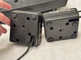 Atari 2600 4 Switch Woodgrain with 4 Controllers Untested No Power Cord