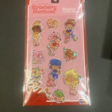 Strawberry Shortcake Vintage Inspired Design 10 Confetti Shaker Stickers