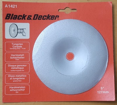 Black & Decker Hochleistungsschleifscheibe Hartmetall feine Körnung 127 mm 