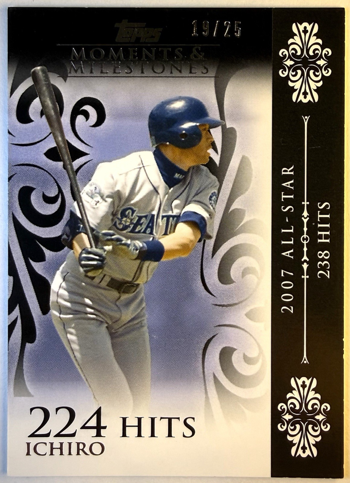 2008 Topps Moments & Milestones Ichiro Suzuki #63-225 Black /25