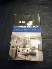 BESTTEN Slim Dimmer Light Switch SINGLE-POLE/3-WAY, Ivory, 120V