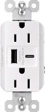 Legrand - Pass & Seymour Outlet with USB Ports - White - Free Shipping - NEW