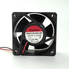 1PC 6025 6CM MPE60251B3-000C-A99 12V 2.37W 2-Wire Dual Cooling Fan #ea