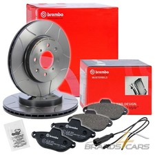 BREMBO SPORT MAX BREMSSCHEIBEN Ø312 BELÜFTET+BELÄGE+VWK VORNE FÜR AUDI A4 B7 8E
