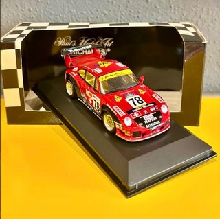 Porsche 911 GT2 Le Mans 1997 1:43 Winner GT2 Haberthur Racing Minichamps TOP OVP