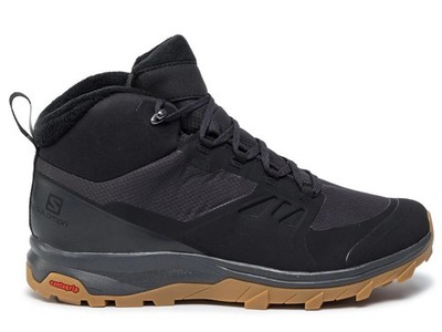 Salomon Herrenschuhe Draußen L40922000 OUTSNAP CS WP Schwarz 