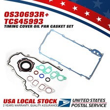 For Gm Chevy Ls Vortec 4.8 5.3 5.7 Front Timing Cover Oil Pan Gasket Set For Gm Chevy Ls Vortec 4.8 5.3 5.7 Front Timing Cover Oil Pan Gasket Set
