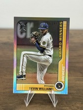 2021 Topps Big League Award Winners Devin Williams #277 Rainbow Foil /199