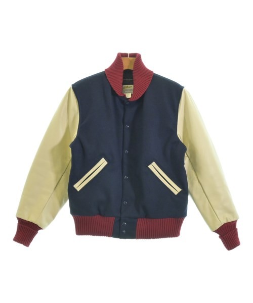 Engineered Garments Varsity Jackets NavyxBeige XS… - image 1