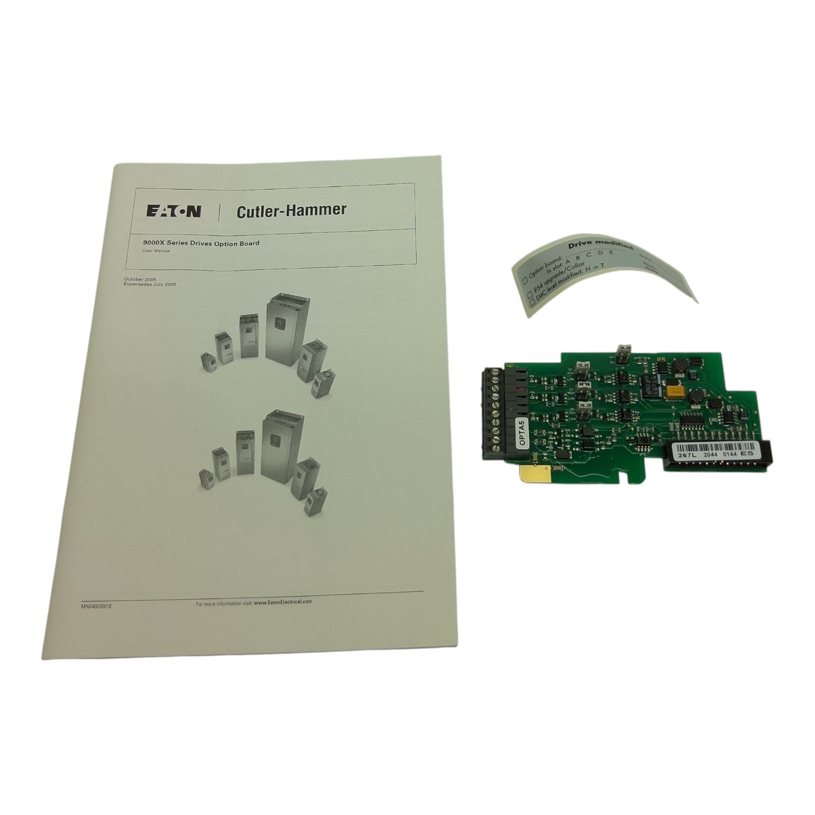 Eaton / Cutler-Hammer OPTA5V 9000X Series High Voltage Encoder Option Board