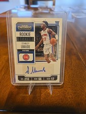 2023-24 Panini Contenders Stanley Umude Rookie Ticket Autograph #158  (AU, RC)